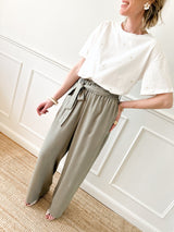 Pantalon "Maurane" Kaki