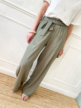 Pantalon "Maurane" Kaki