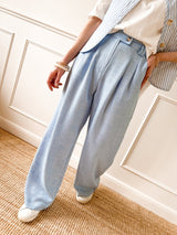 Pantalon "Lina" Bleu