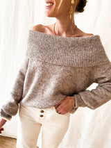 Pull "Sonia" Taupe
