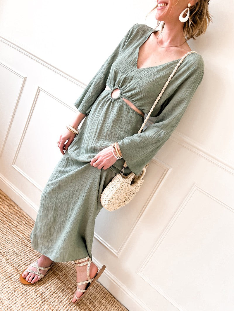 Robe "Jade" Kaki